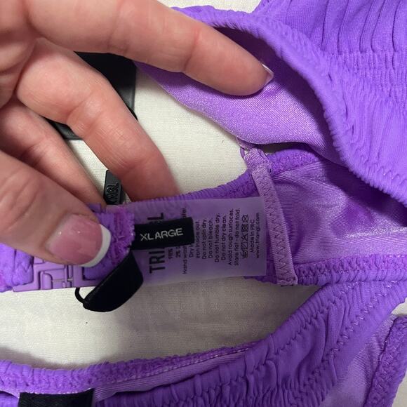 NEW Triangl Este Bikini Top in Scorch Purple Size Medium/XL - Picture 5 of 6